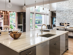 Modern marble kitchen