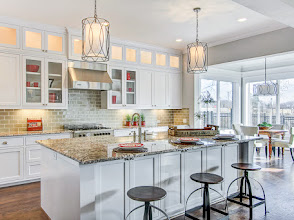 Clean white kitchen