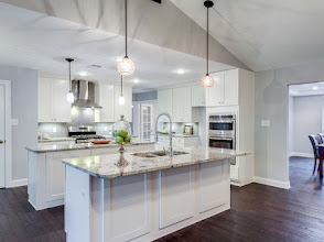 Bright white kitchen