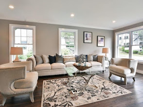 Bright, sunlit living room after a professional cleaning
